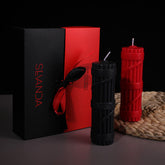 Luxury Low-Temperature SM Romance Candles – Safe, Long-Lasting, Black & Red Set